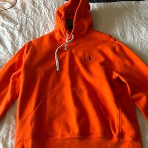 Polo Ralph Lauren. Size large. Worn once mint condition. Very beautiful orange.
